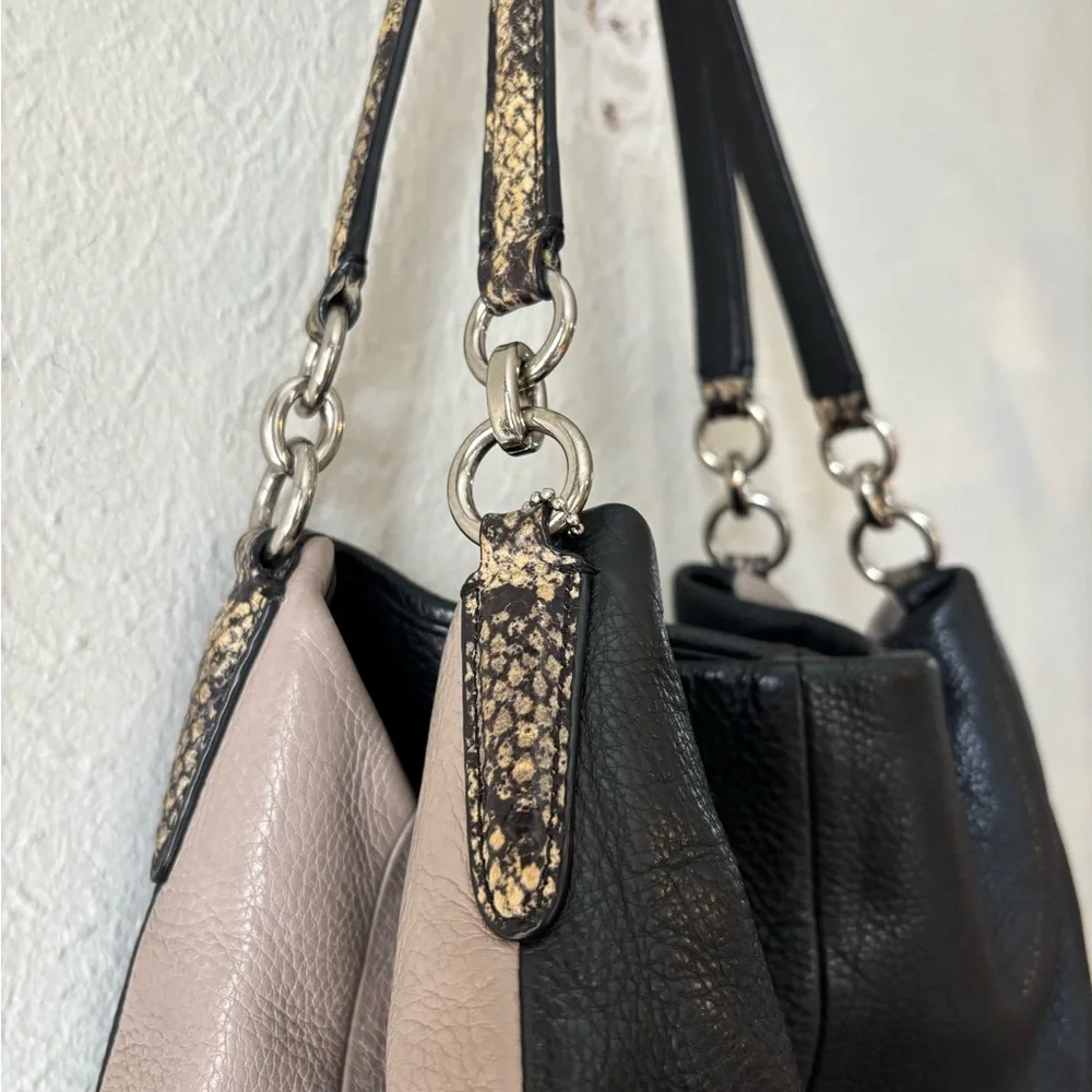 Coach Exotic Trim Phoebe Shoulder‎ Bag
